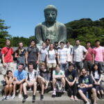 KCP International students in front of Giant Buddha at Kamakura