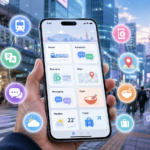 conceptual image of phone apps