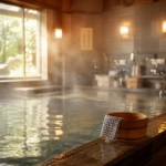 hot spring in Japan